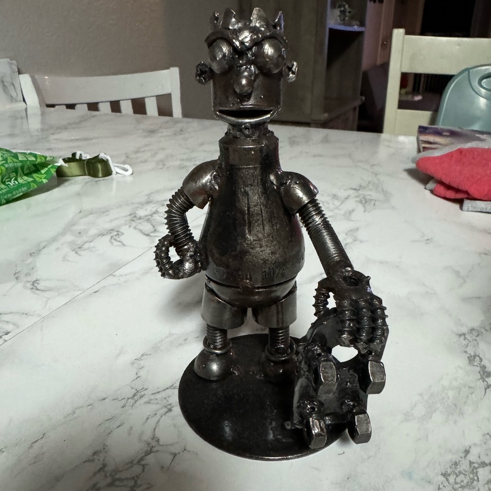 Bart Simpson Metal Sculpture